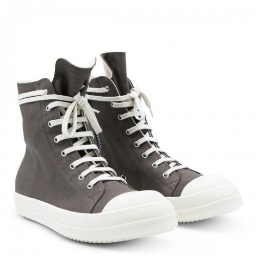 DUST AND MILK LEATHER HIGH SNEAKERS