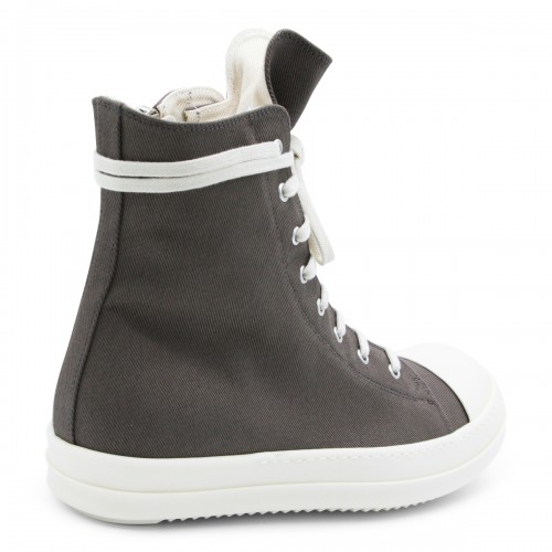 DUST AND MILK LEATHER HIGH SNEAKERS