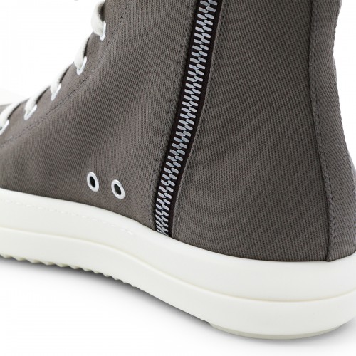 DUST AND MILK LEATHER HIGH SNEAKERS