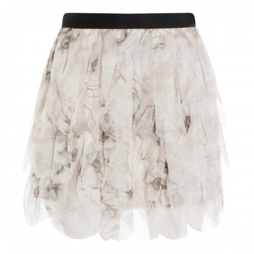 MULTICOLOR SILK SKIRT