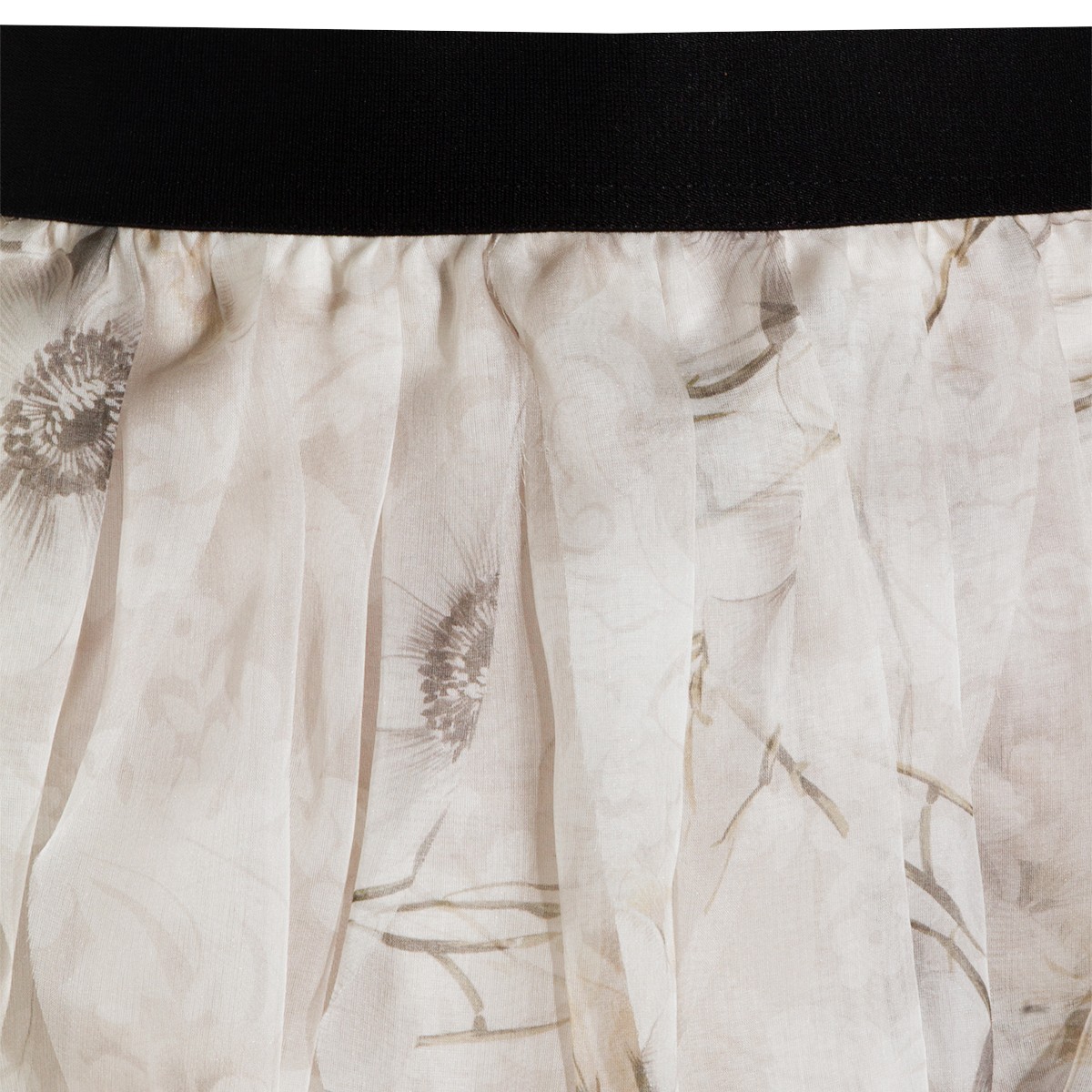 MULTICOLOR SILK SKIRT