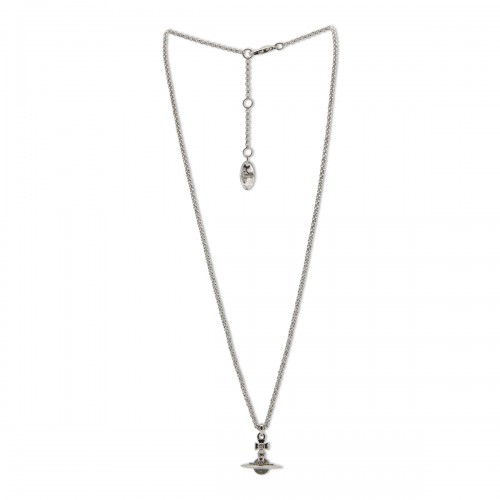 PLATINUM BRASS METAL NECKLACE