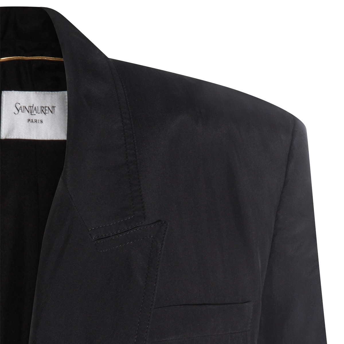 BLACK SILK BLAZER
