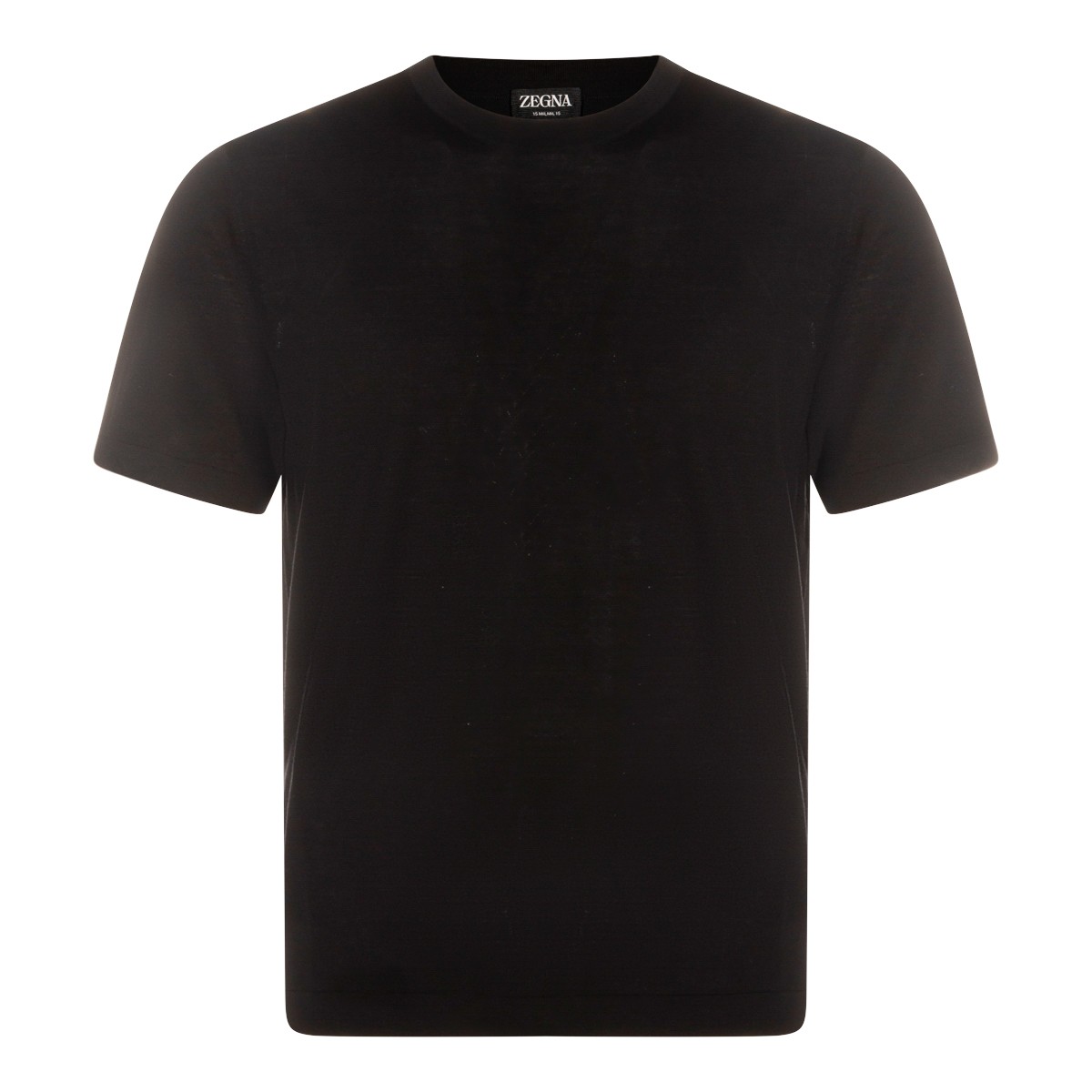 BLACK COTTON T-SHIRT