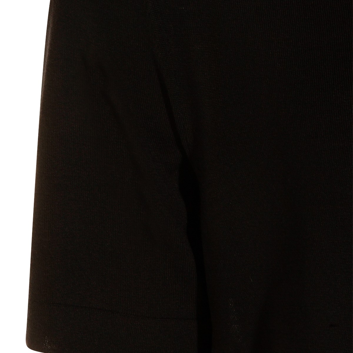 BLACK COTTON T-SHIRT