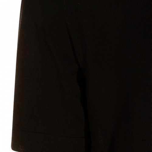 BLACK COTTON T-SHIRT
