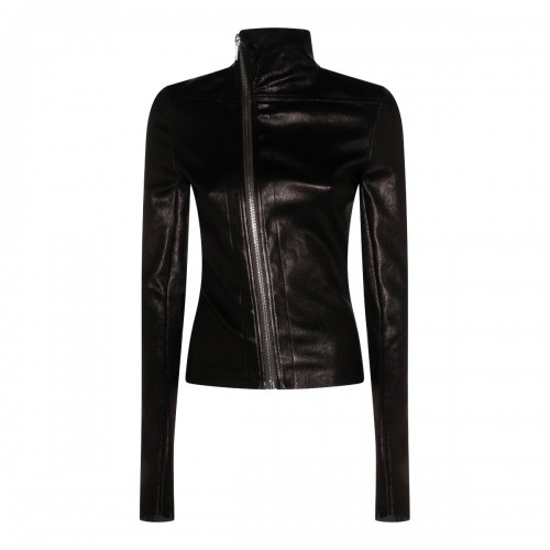 BLACK LEATHER JACKET