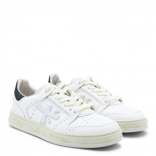 WHITE LEATHER QUINN SNEAKERS 2