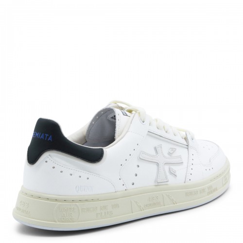 WHITE LEATHER QUINN SNEAKERS