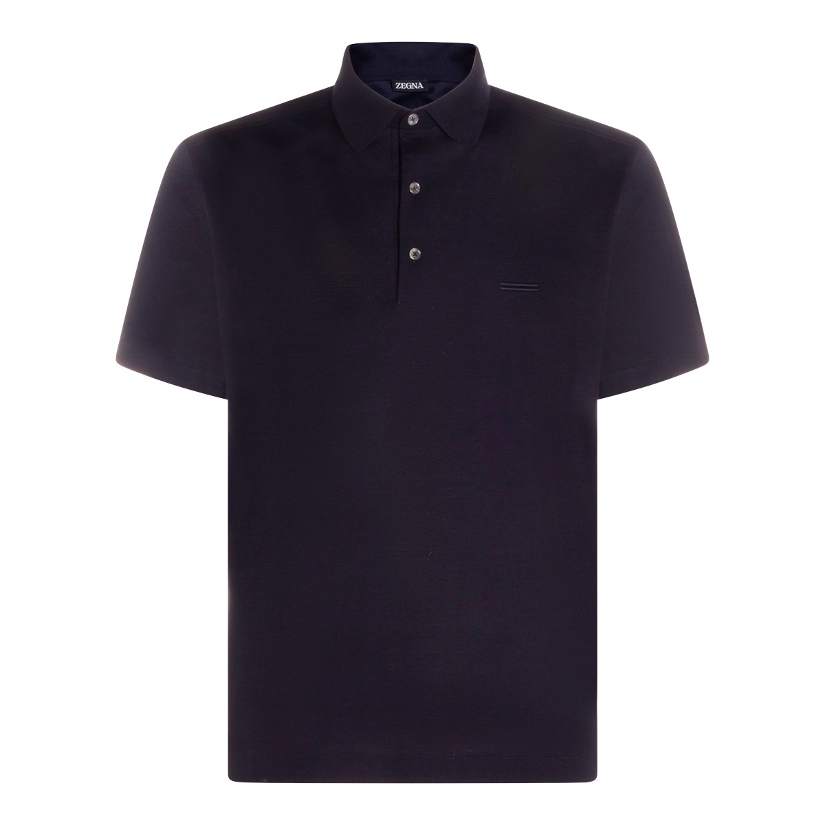 NAVY COTTON POLO SHIRT