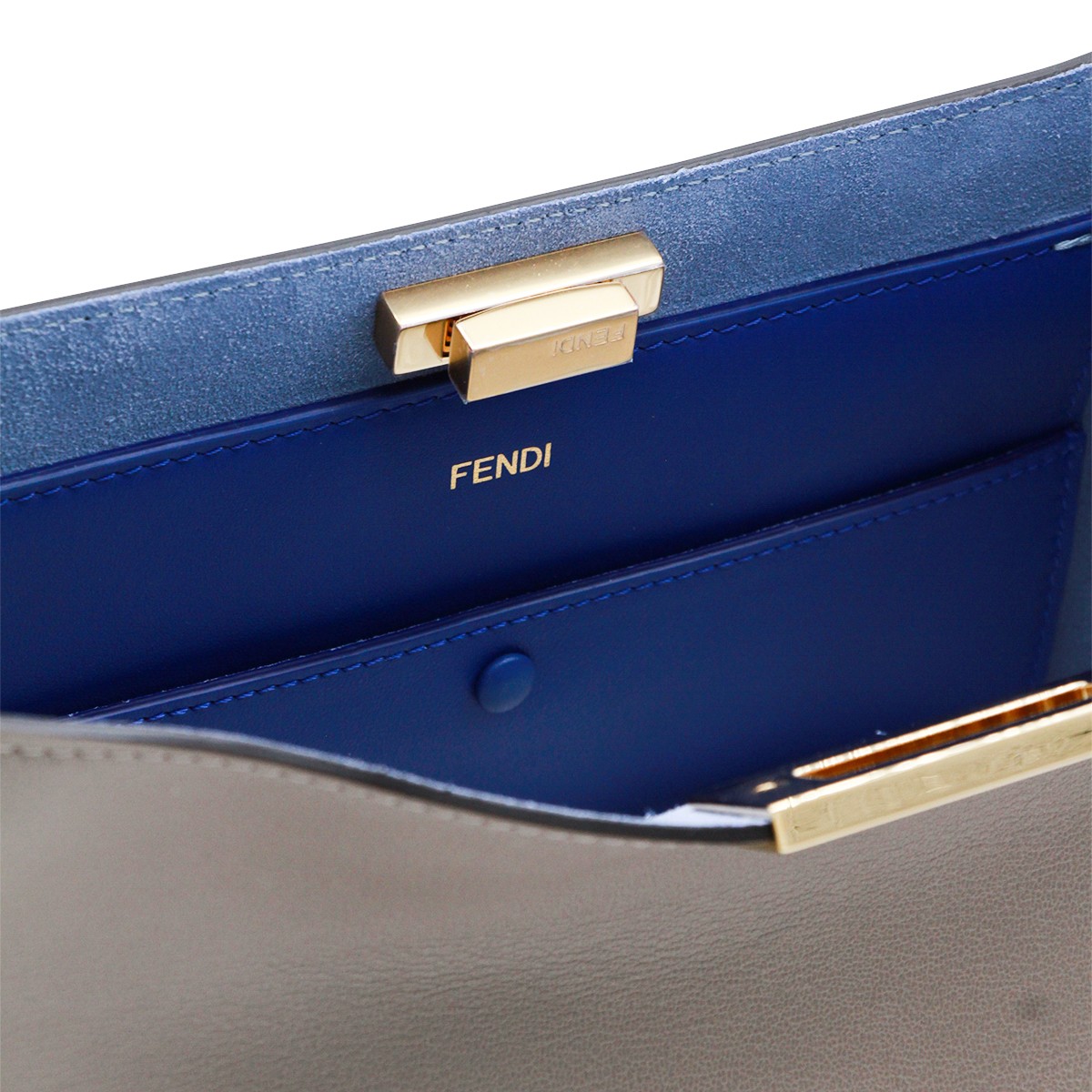 GREY AND LIGHT BLUE LEATHER WAY LARGE...