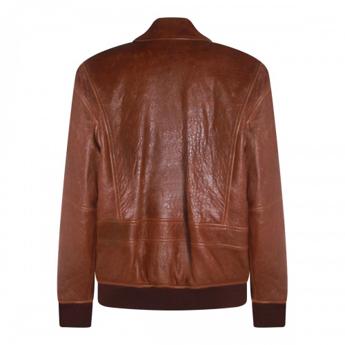 BROWN LEATHER JACKET 2