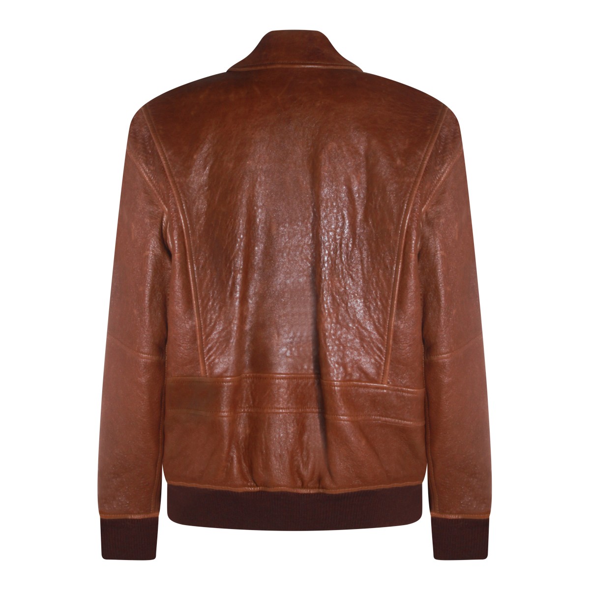 BROWN LEATHER JACKET