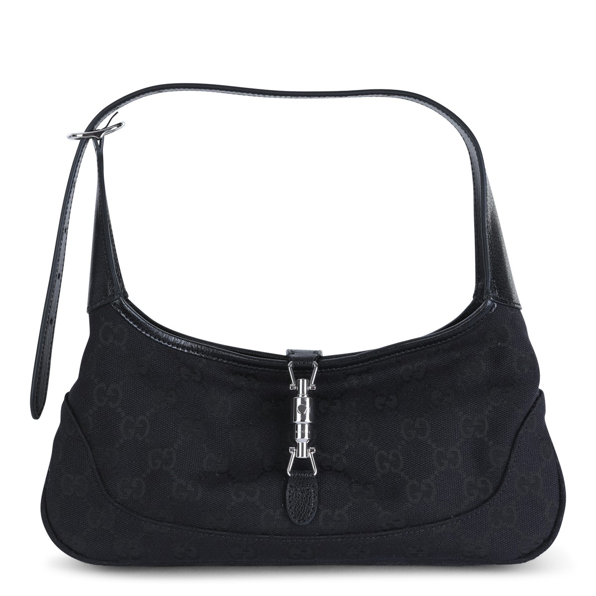 BLACK JACKIE HOBO SMALL SHOULDER BAG