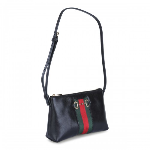 BLACK LEATHER HORSEBIT WEB... 2