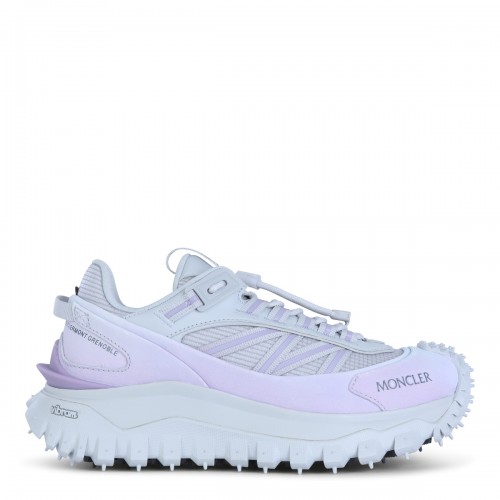 WHITE AND LILAC LEATHER...