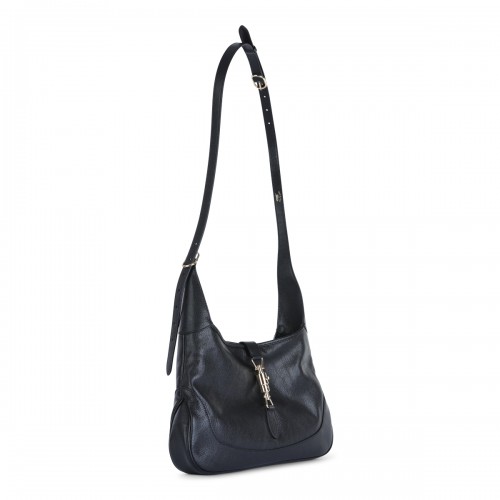 BLACK LEATHER JACKIE HOBO... 2