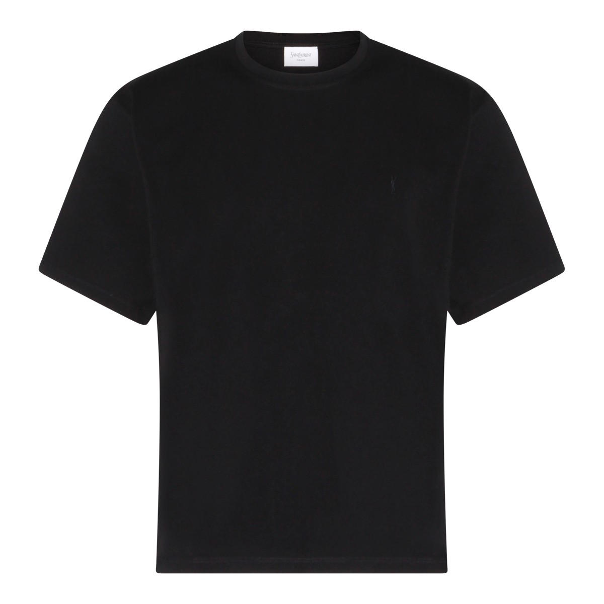 BLACK COTTON T-SHIRT