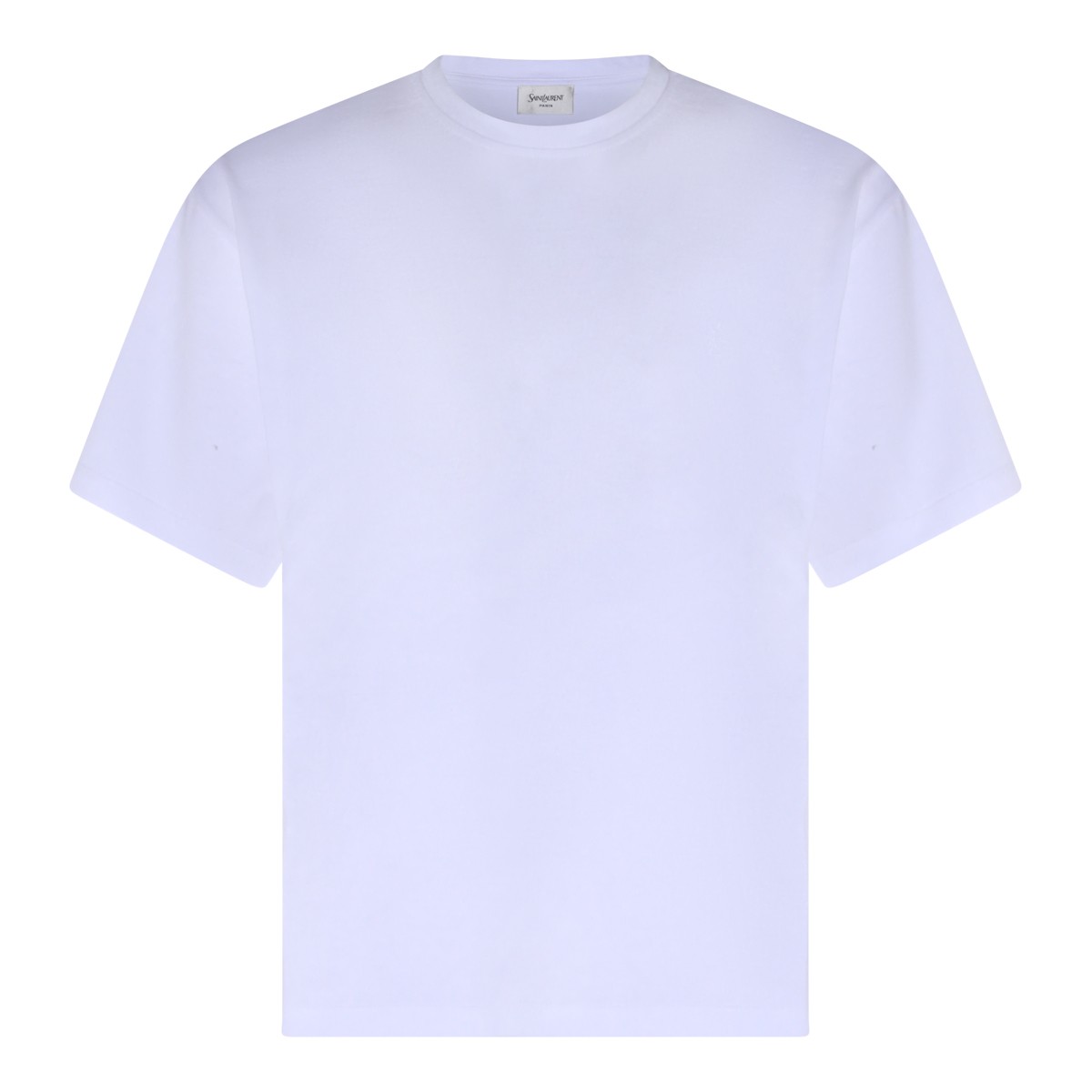 WHITE COTTON T-SHIRT
