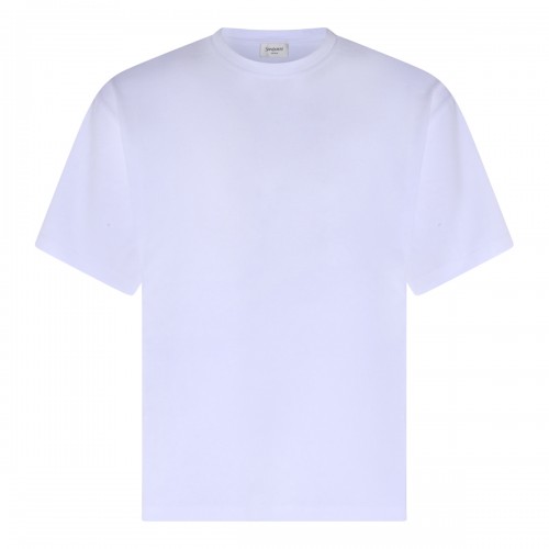 WHITE COTTON T-SHIRT