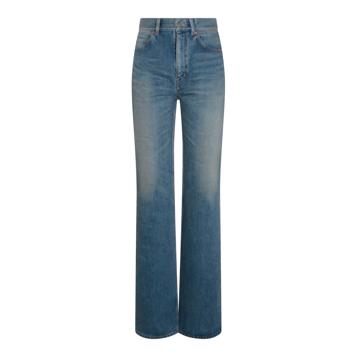 MIDI BLUE COTTON JEANS