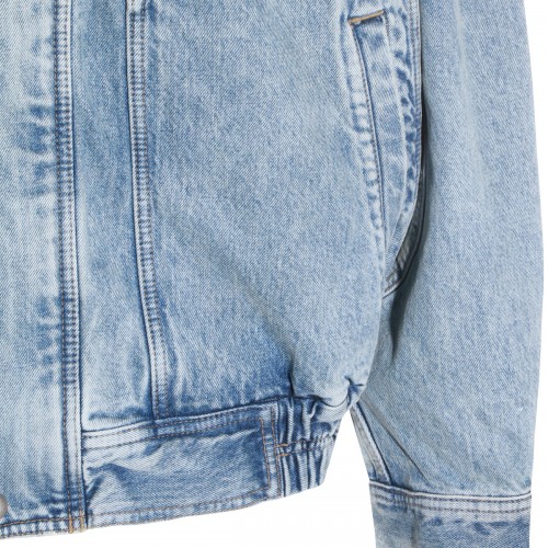 LIGHT BLUE COTTON KNITWEAR