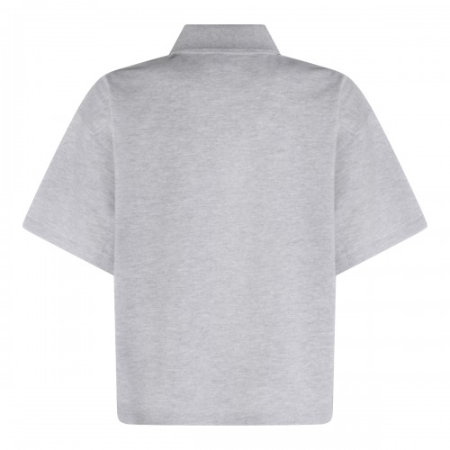 GREY COTTON POLO SHIRT 2