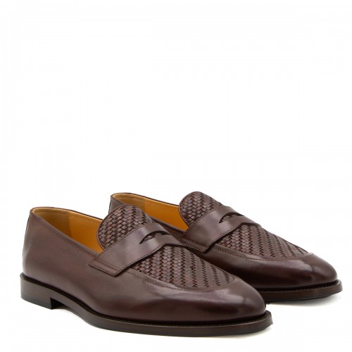 BROWN LEATHER LOAFERS