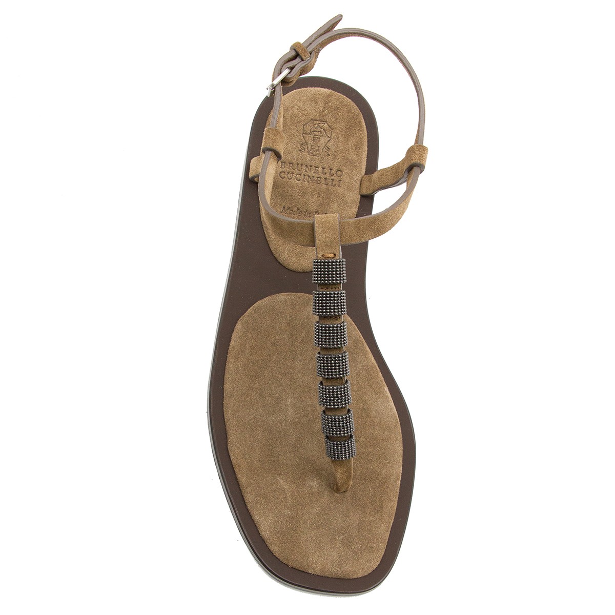 CAMEL LEATHER SANDALS