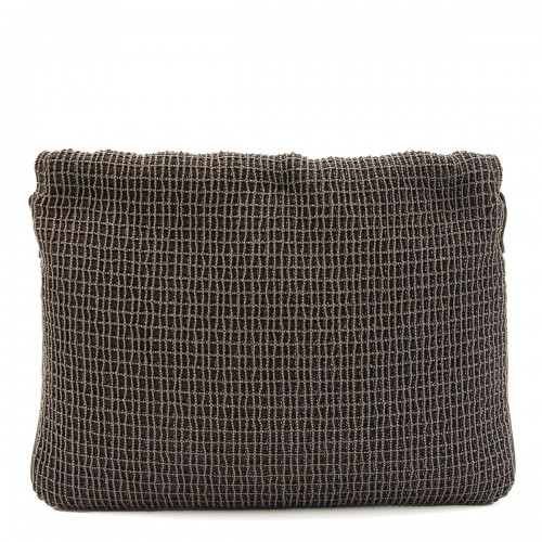 BROWN LEATHER CROSSBODY BAG