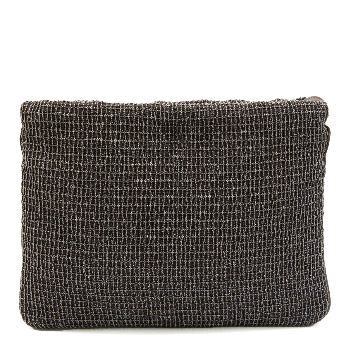 BROWN LEATHER CROSSBODY BAG