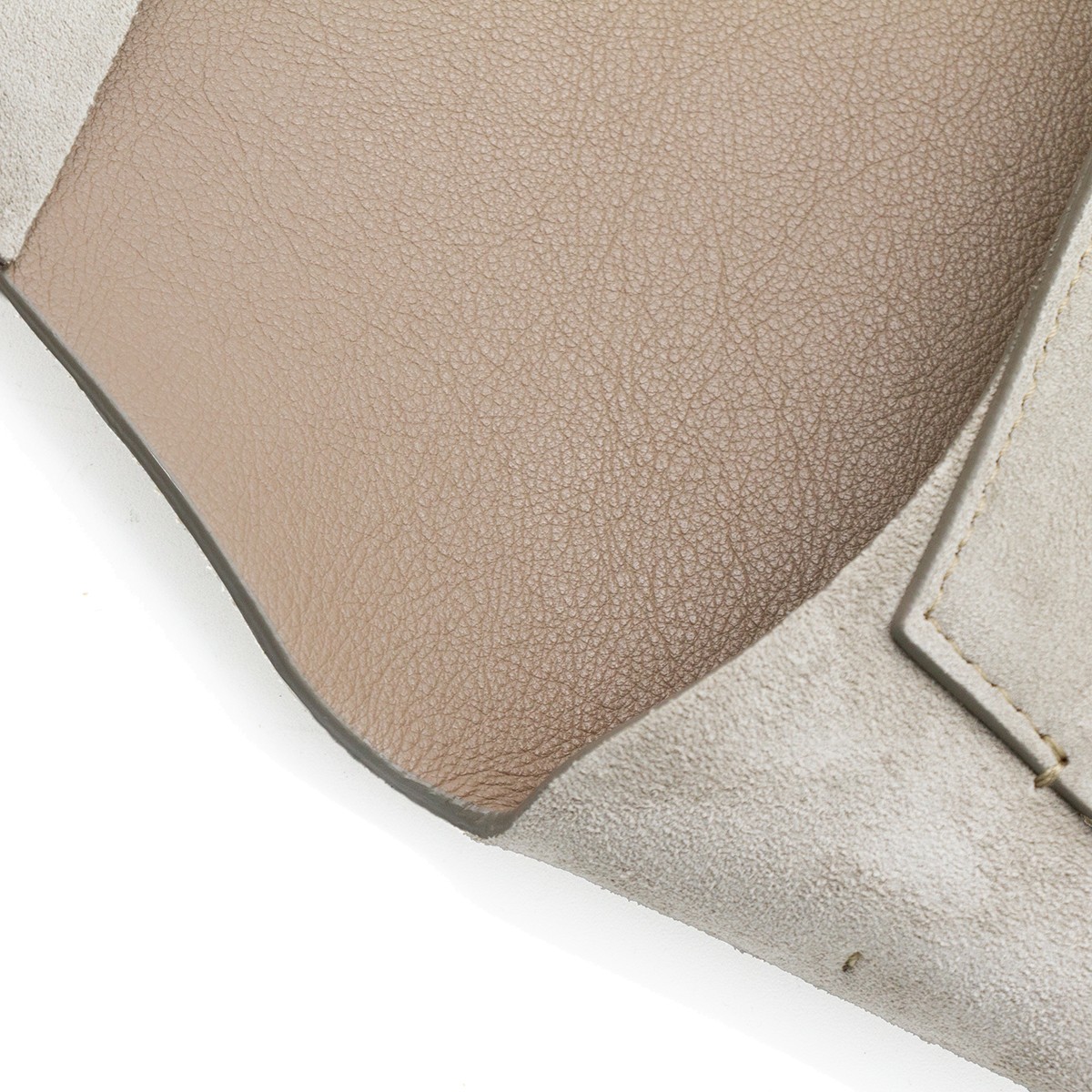 BEIGE LEATHER POUCH