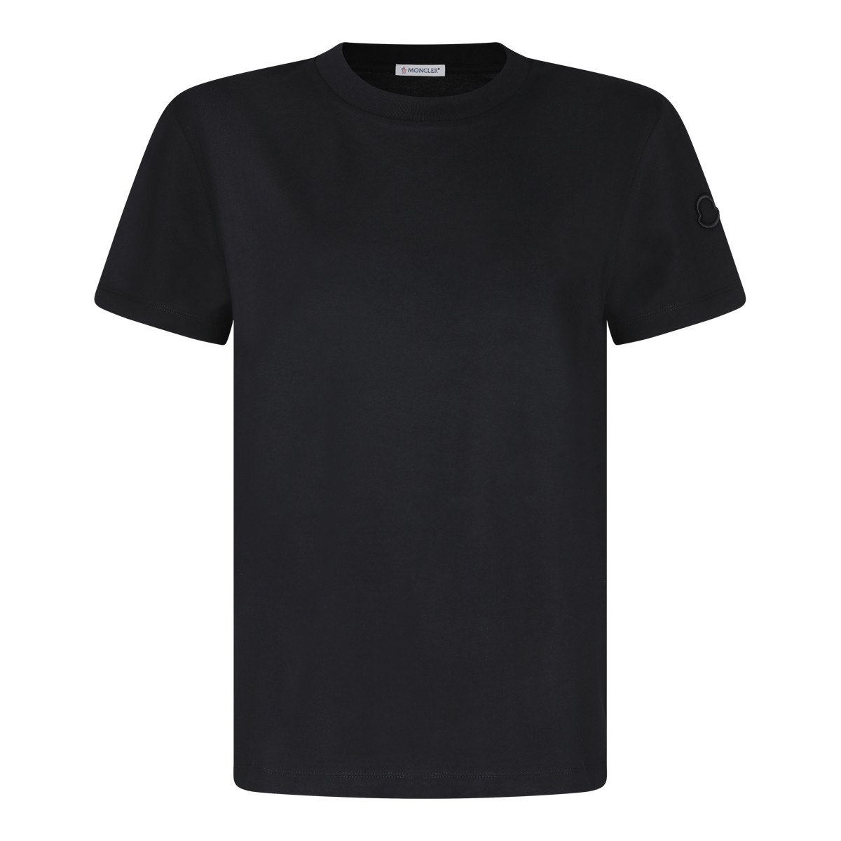 BLACK COTTON T-SHIRT