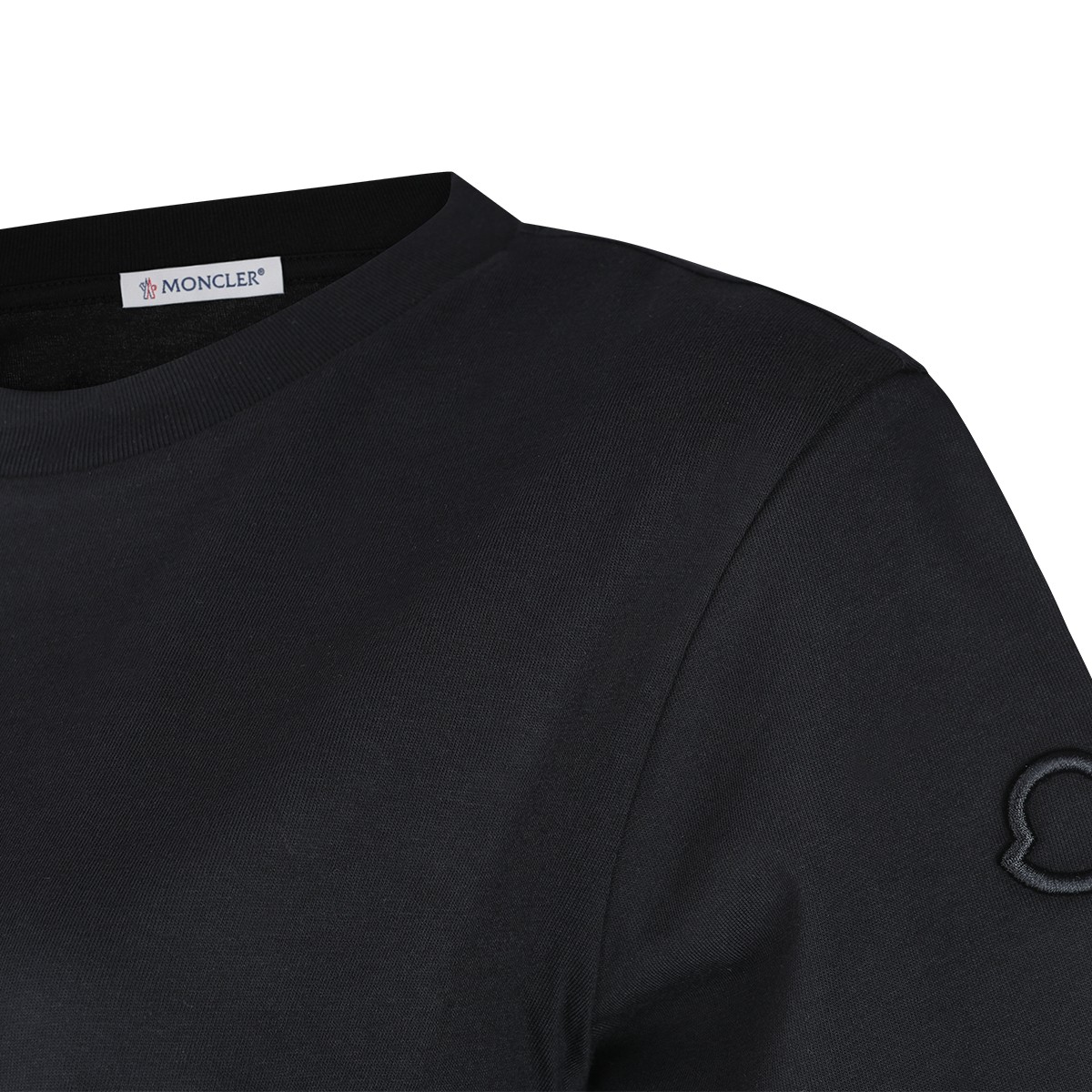 BLACK COTTON T-SHIRT