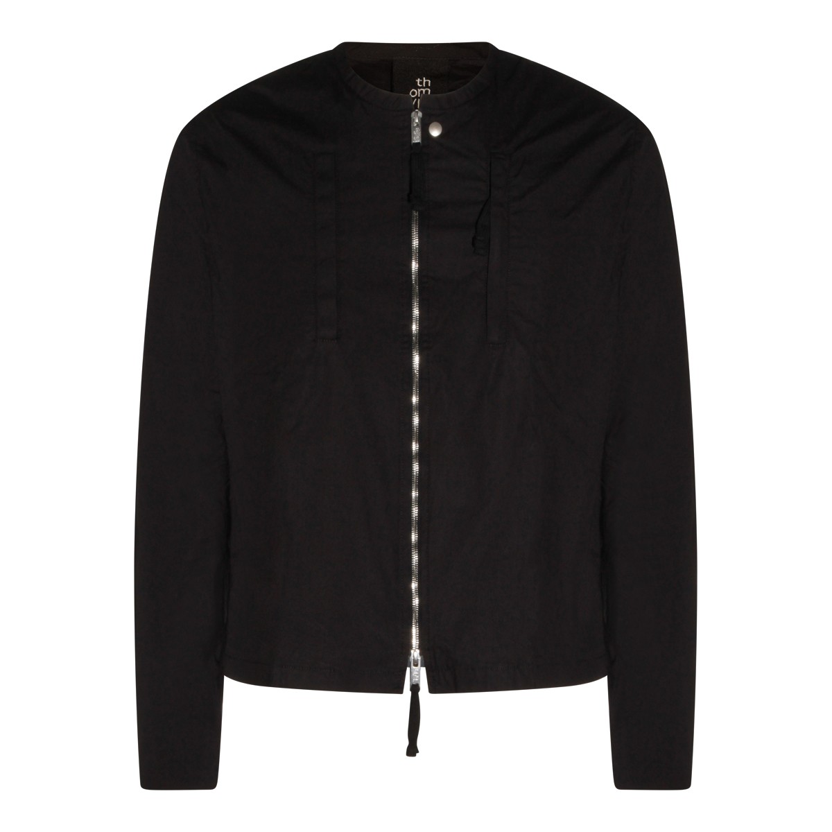 BLACK COTTON CASUAL JACKET