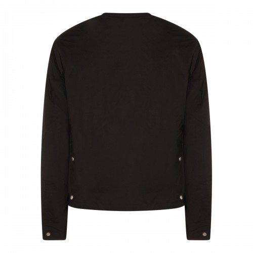 BLACK COTTON CASUAL JACKET