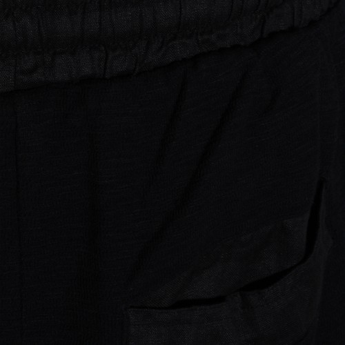 BLACK COTTON SHORTS