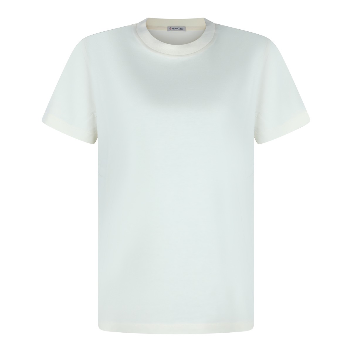 WHITE COTTON T-SHIRT