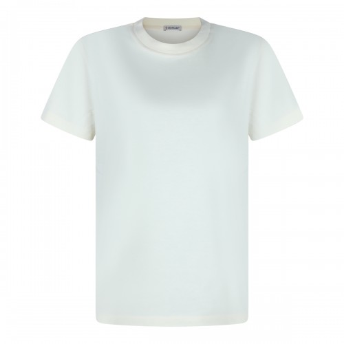 WHITE COTTON T-SHIRT