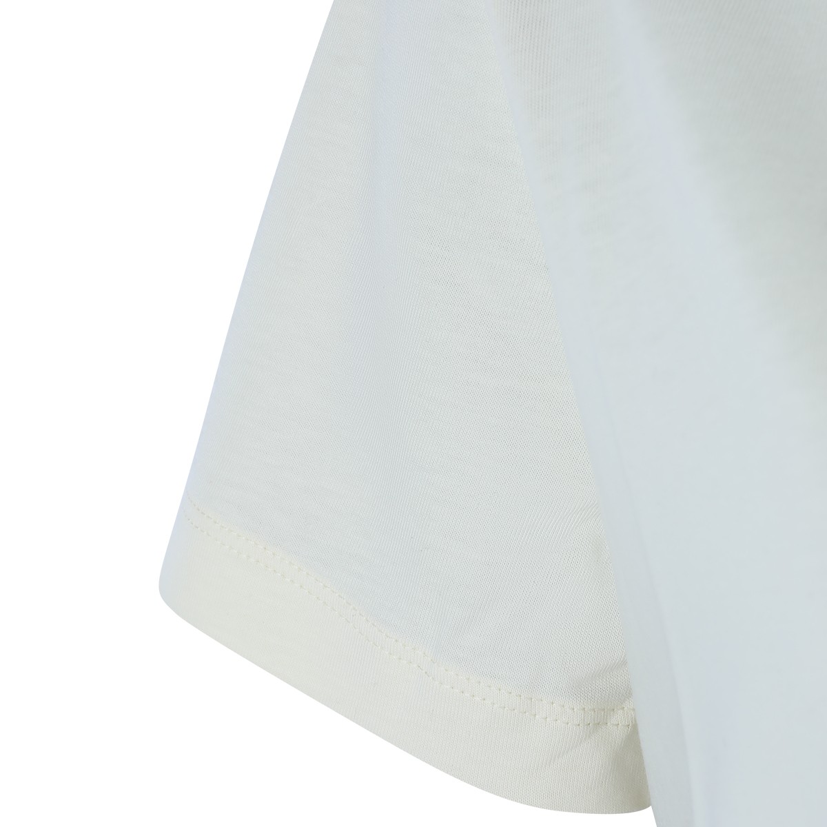 WHITE COTTON T-SHIRT