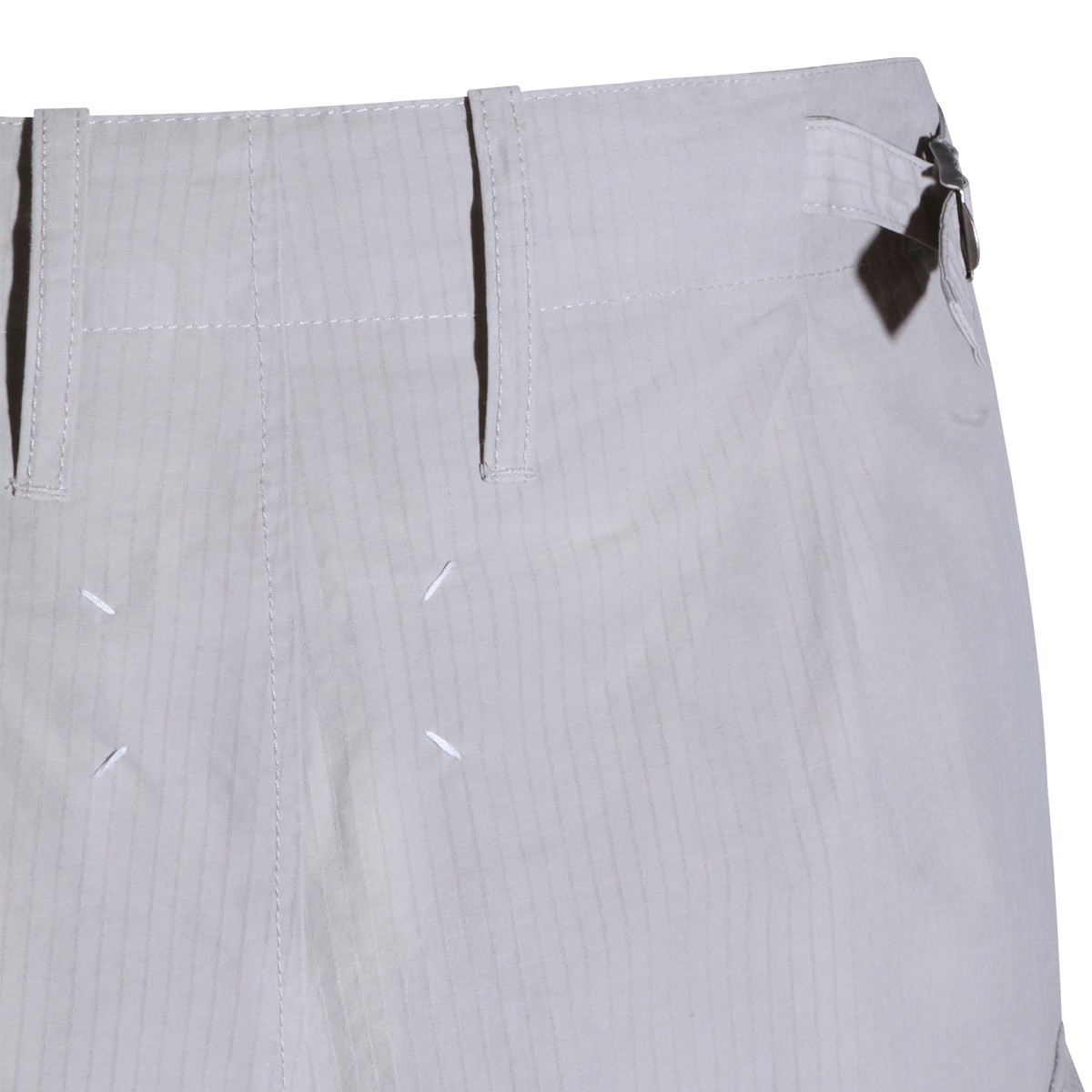 BEIGE COTTON BLEND PANTS