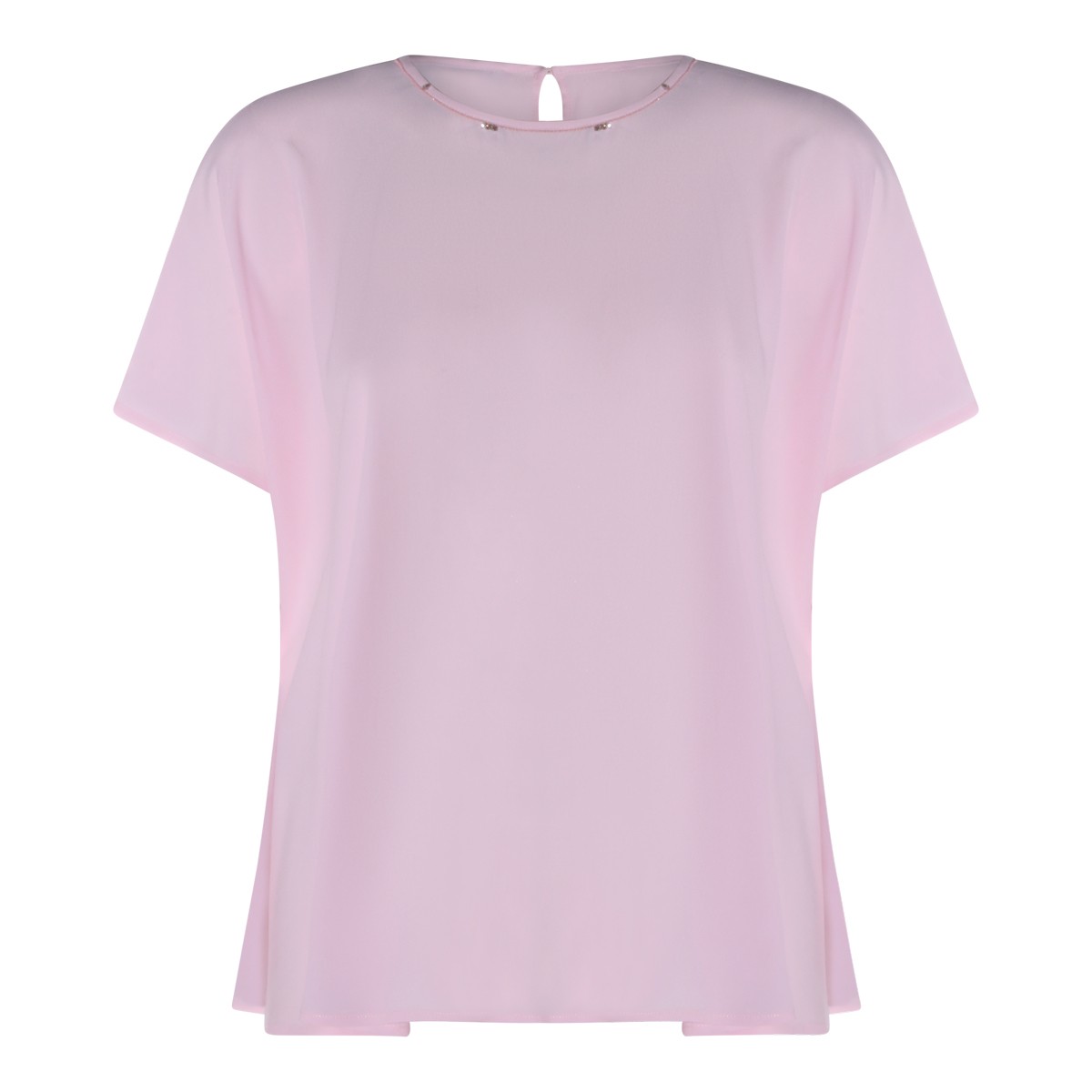 PINK SILK BLEND TOP