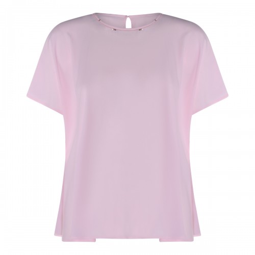 PINK SILK BLEND TOP