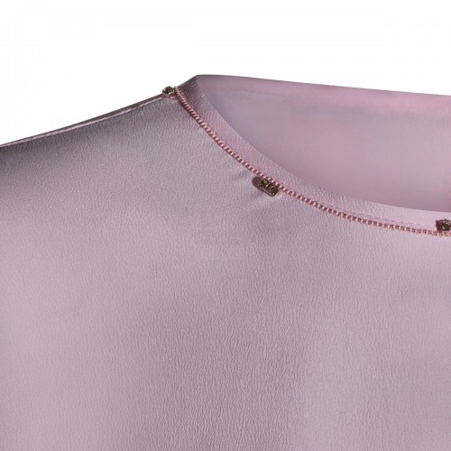 PINK SILK BLEND TOP