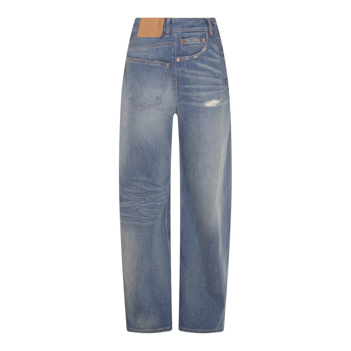 DENIM BLUE COTTON JEANS