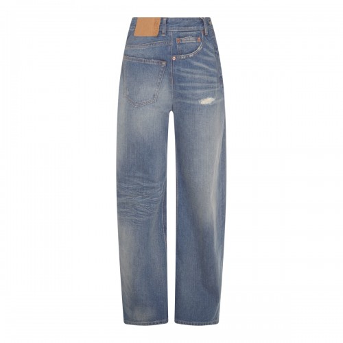 DENIM BLUE COTTON JEANS