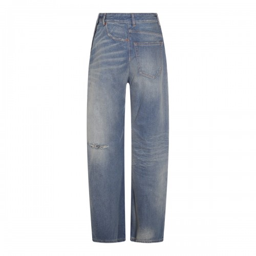 DENIM BLUE COTTON JEANS