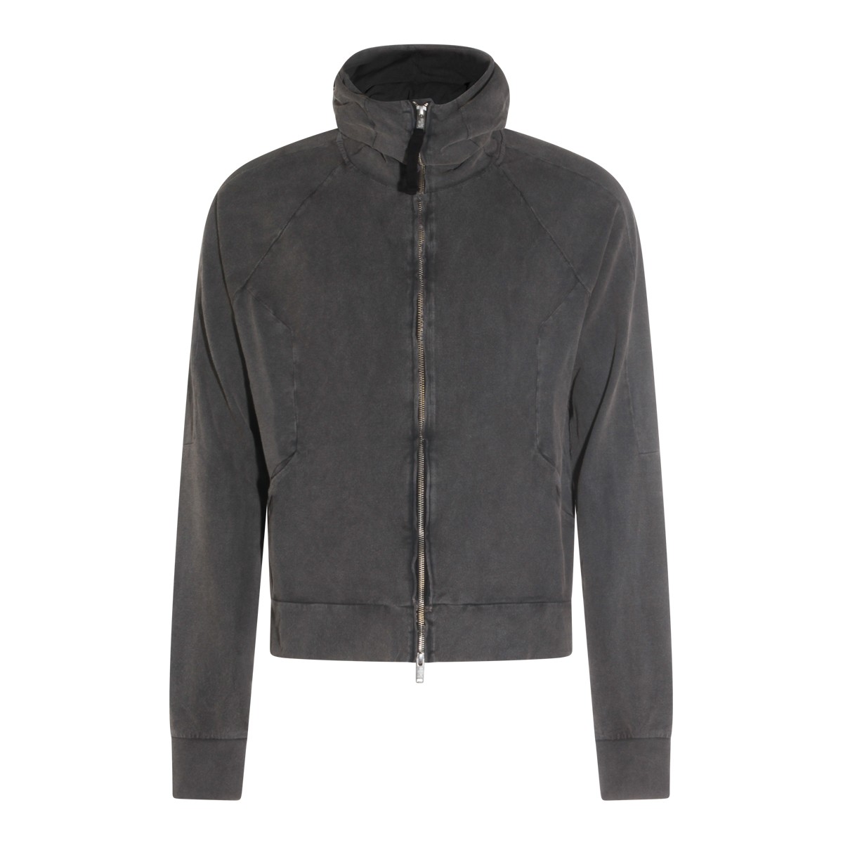 DARK GREY COTTON SWEATSHIRT