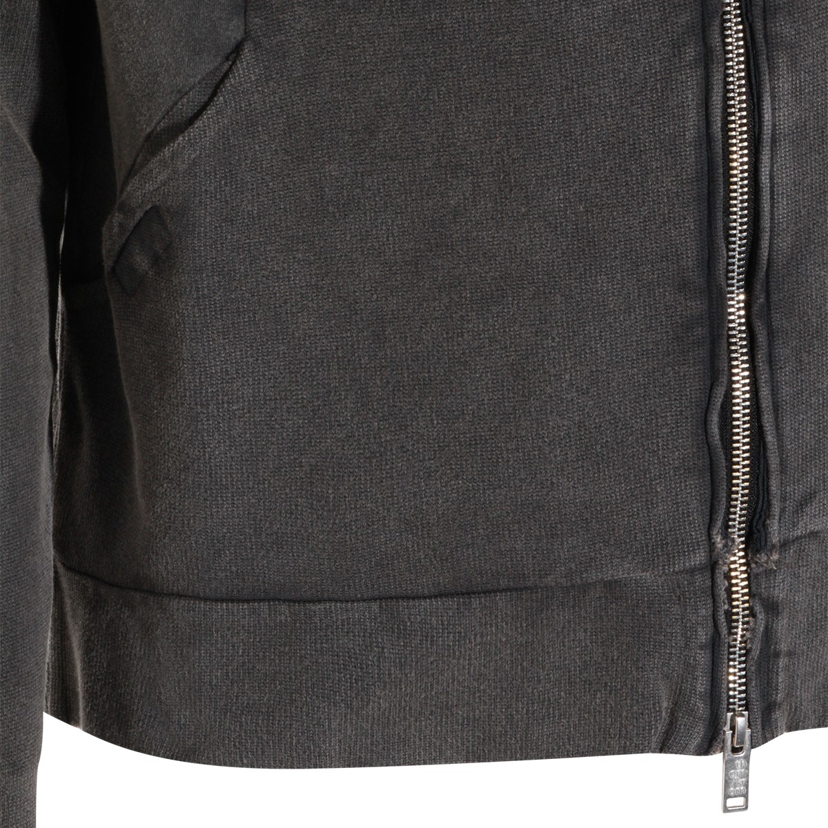 DARK GREY COTTON SWEATSHIRT