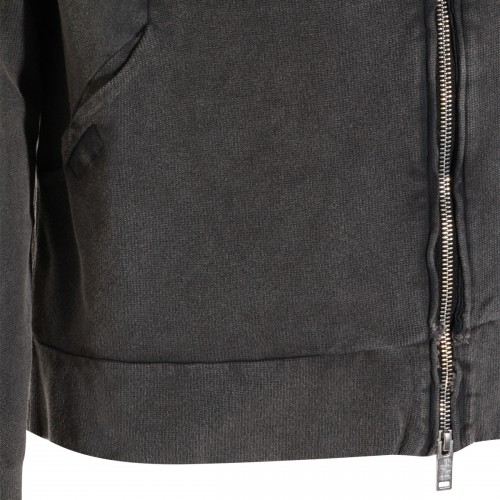 DARK GREY COTTON SWEATSHIRT